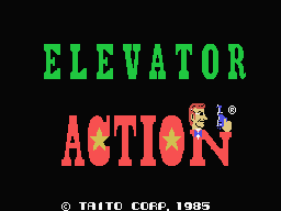 Elevator Action Title Screen